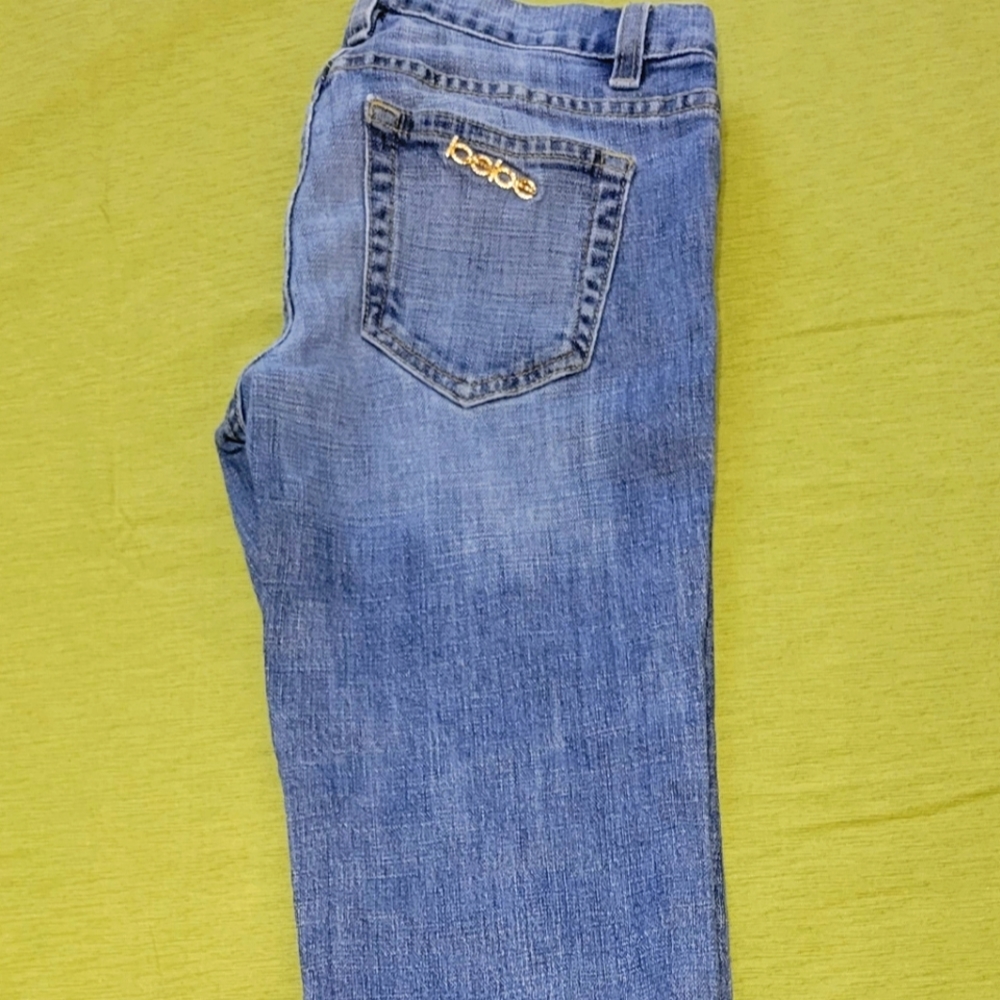 Bebe Bootcut Blue Jeans